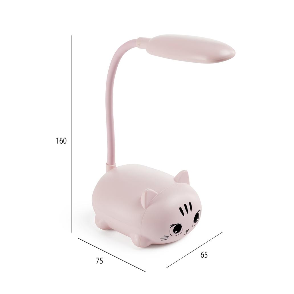 CANDEEIRO LED KITTY ROSA 4