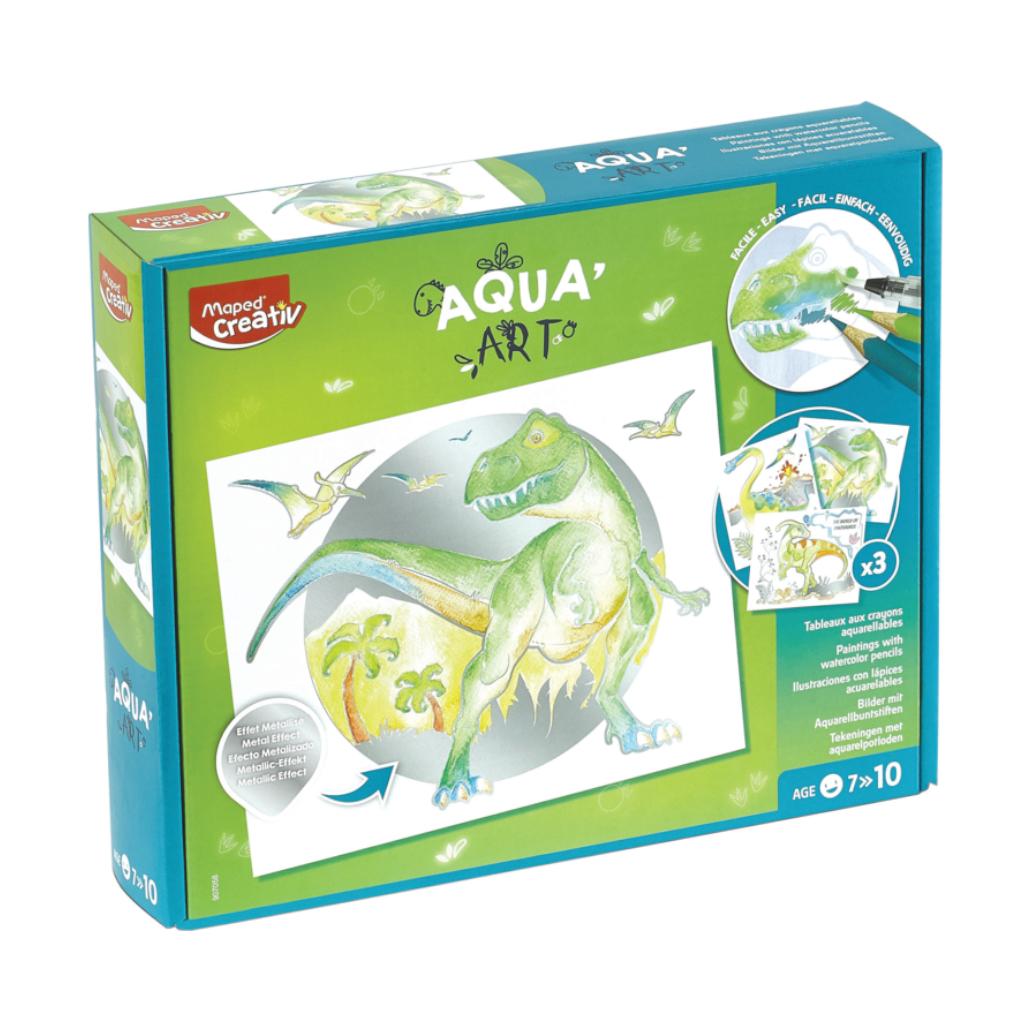 CAIXA DE PINTURA AQUAART DINOSSAUROS 0