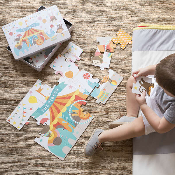 APLI KIDS PUZZLE TEMA CIRCO - 24 PEÇAS DE 8X8CM 1