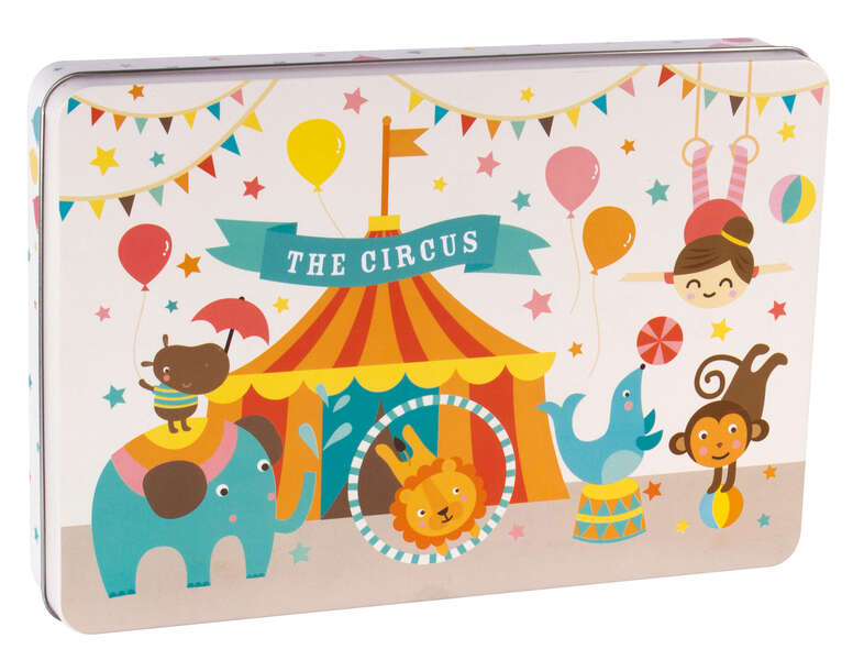 APLI KIDS PUZZLE TEMA CIRCO - 24 PEÇAS DE 8X8CM