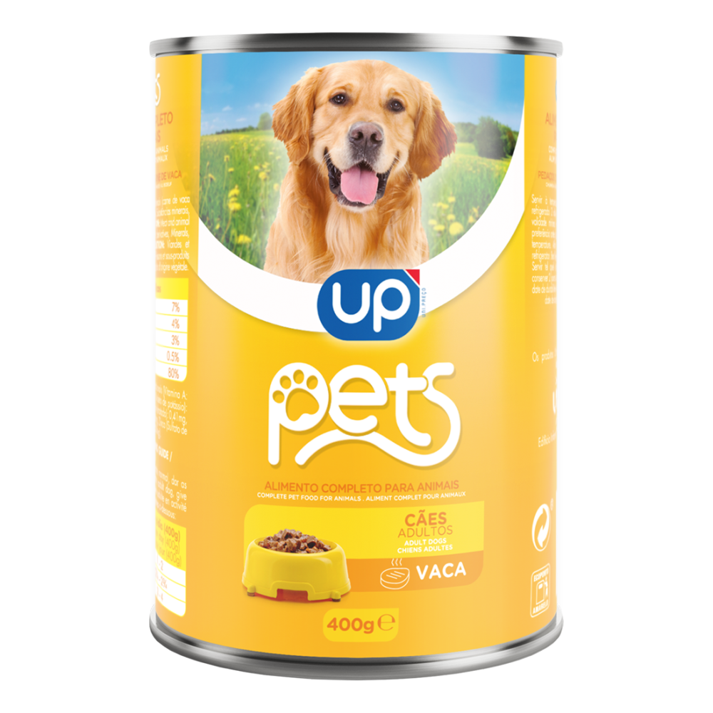 COMIDA HÚMIDA PARA CÃO PATÊ VACA 400G