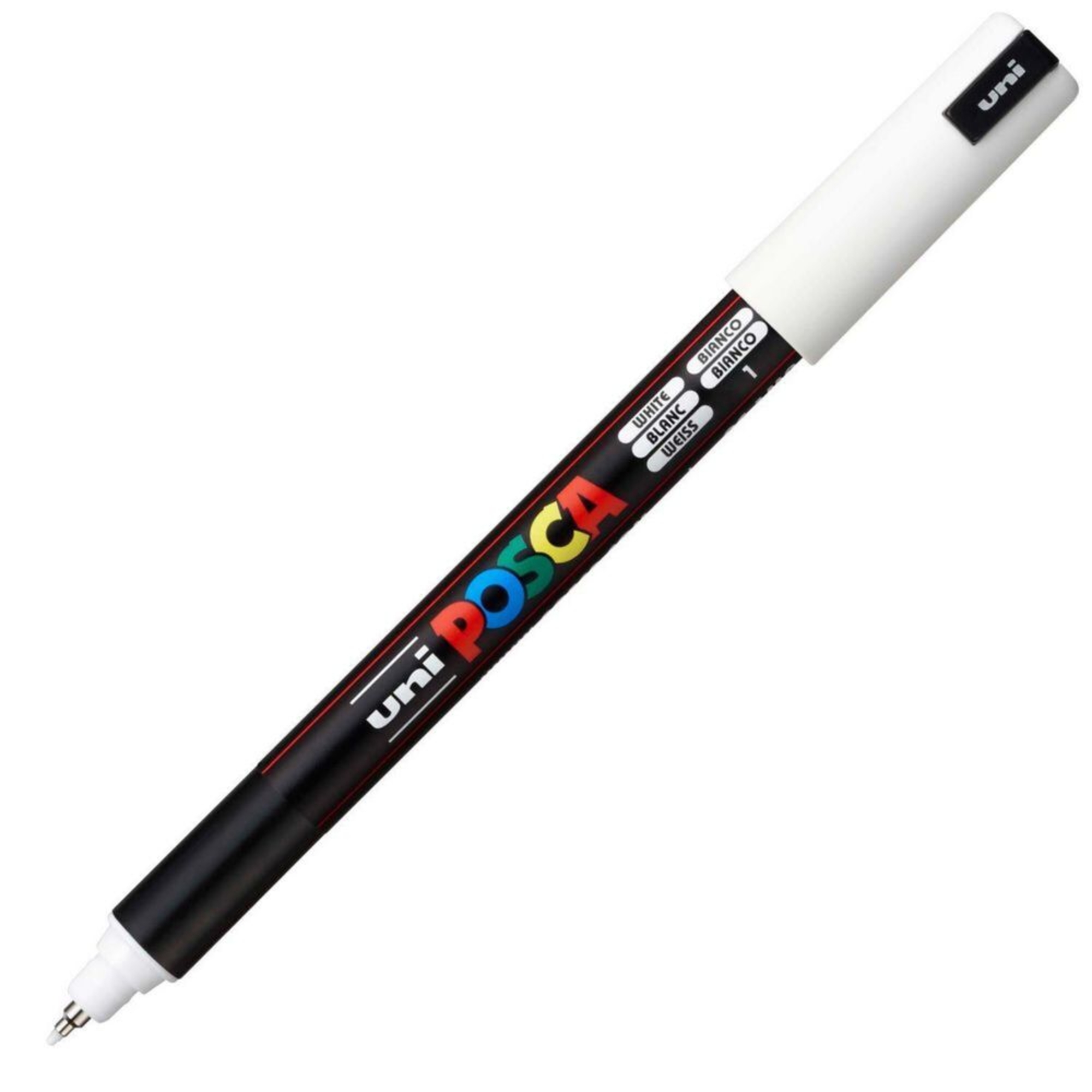 MARCADOR POSCA PC-1MR 0.7MM WATER BASED INK PONTA BALA BRANCO