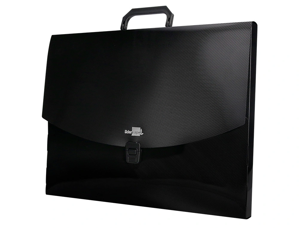 PASTA PORTA DOCUMENTOS COM ASA DIN A3 PRETO OPACO 4