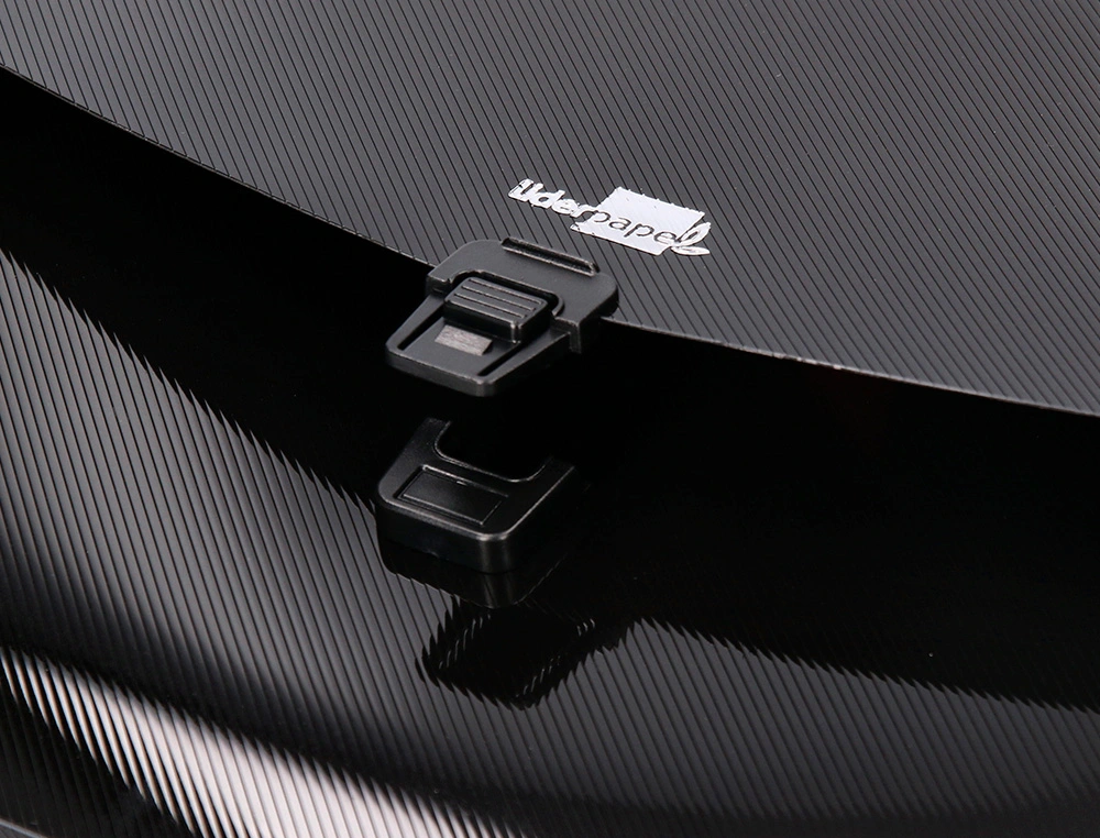 PASTA PORTA DOCUMENTOS COM ASA DIN A3 PRETO OPACO 1