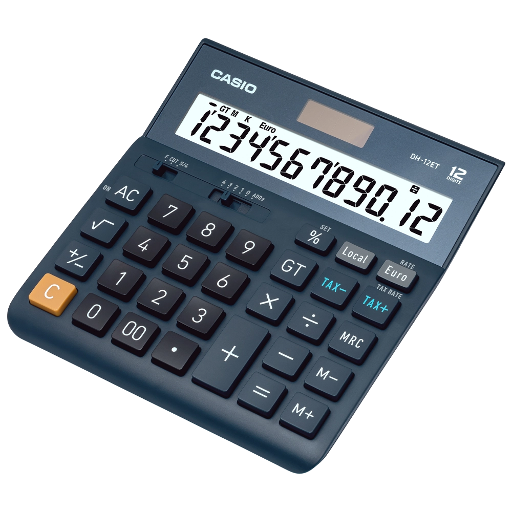 CALCULADORA CASIO SECRETÁRIA DH12ET 12 DÍGITOS