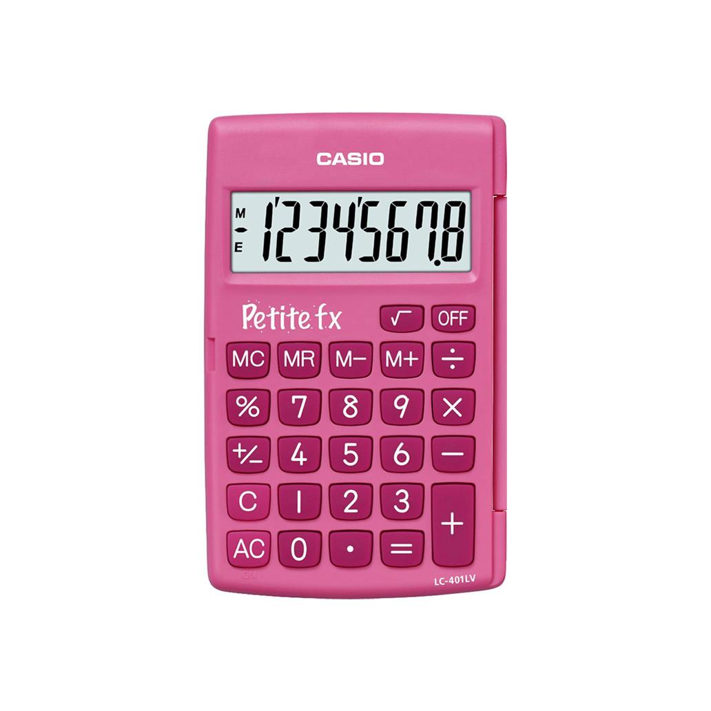 CALCULADORA CASIO BOLSO LC401LVPK 8 DIGITOS PILHA + SOLAR 1