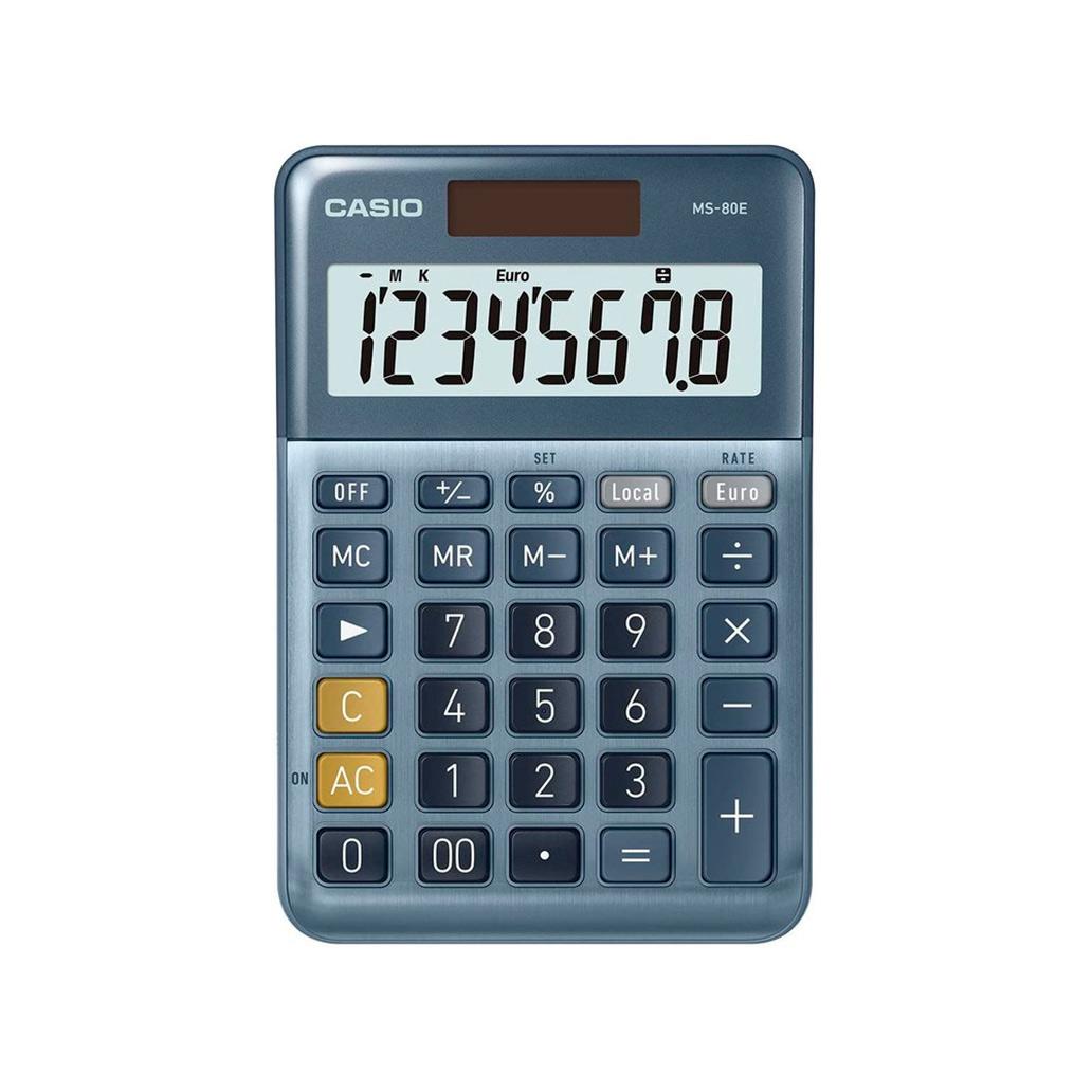 CALCULADORA CASIO SECRETÁRIA MS80E 8 DÍGITOS 2