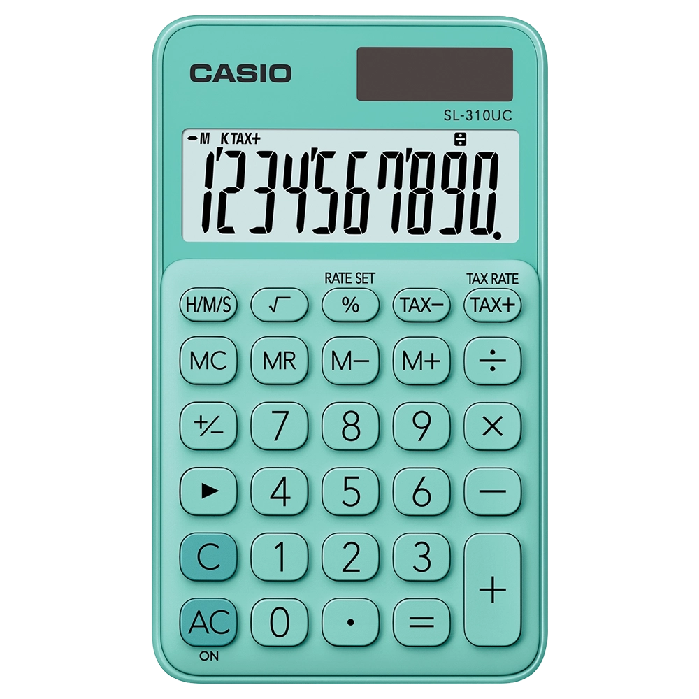 CALCULADORA CASIO BOLSO SL310UCGN 10 DIGITOS