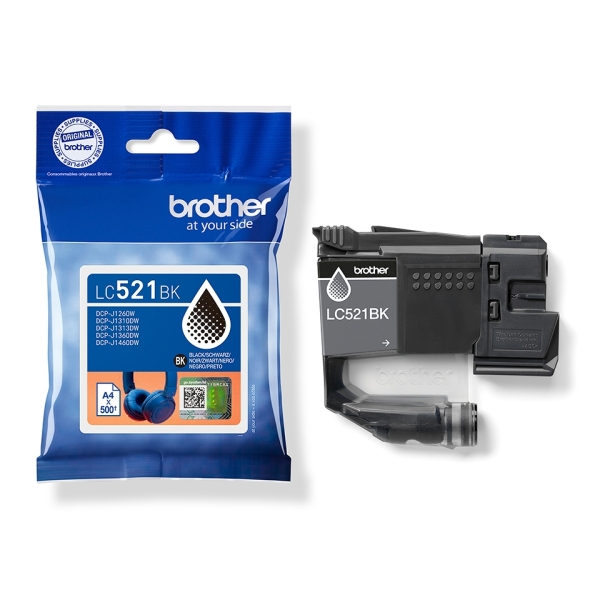 TINTEIRO BROTHER DCPJ1260W/DCPJ1310DW,/DCPJ1360DW 0.5K PRETO