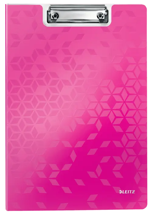 CAPA BLOCO MINICLIP A4 LEITZ WOW ROSA 41990023