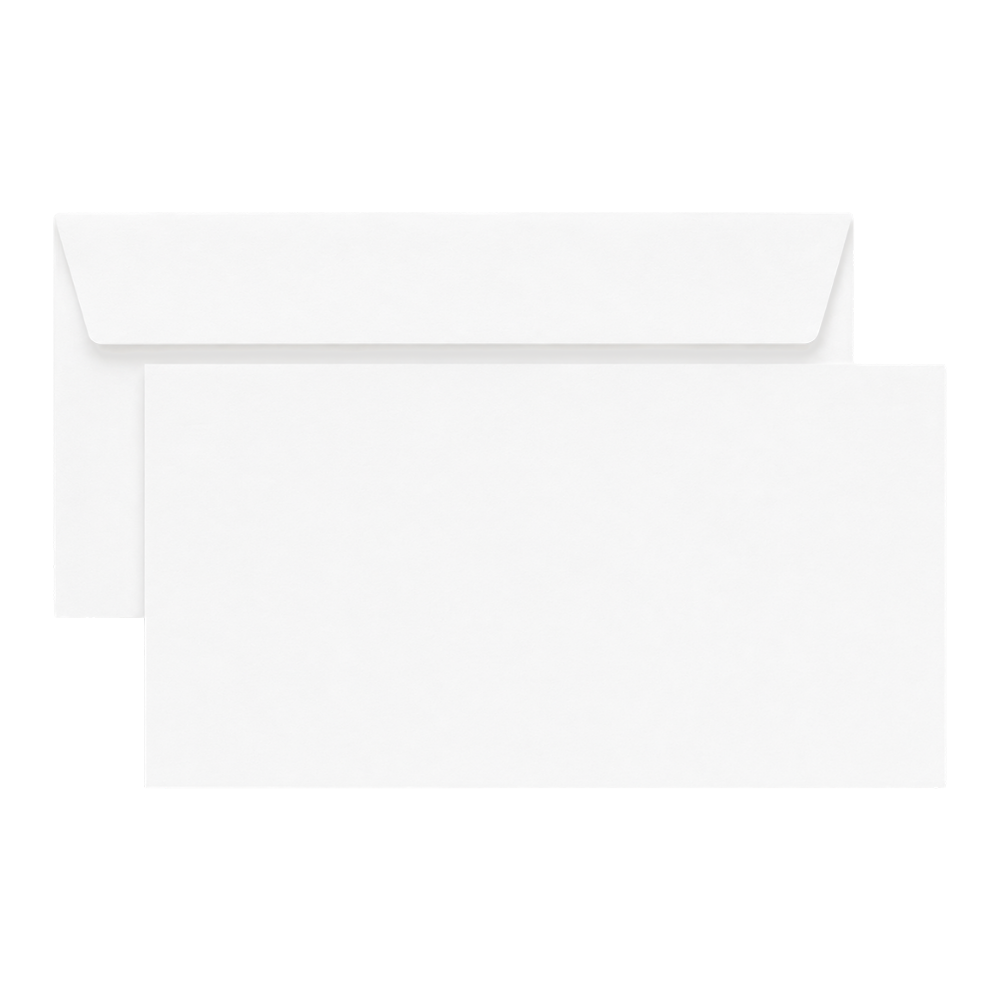 ENVELOPE DL 110X220 BRANCO CAIXA C/500 SEM JANELA C/PALA SILICONE