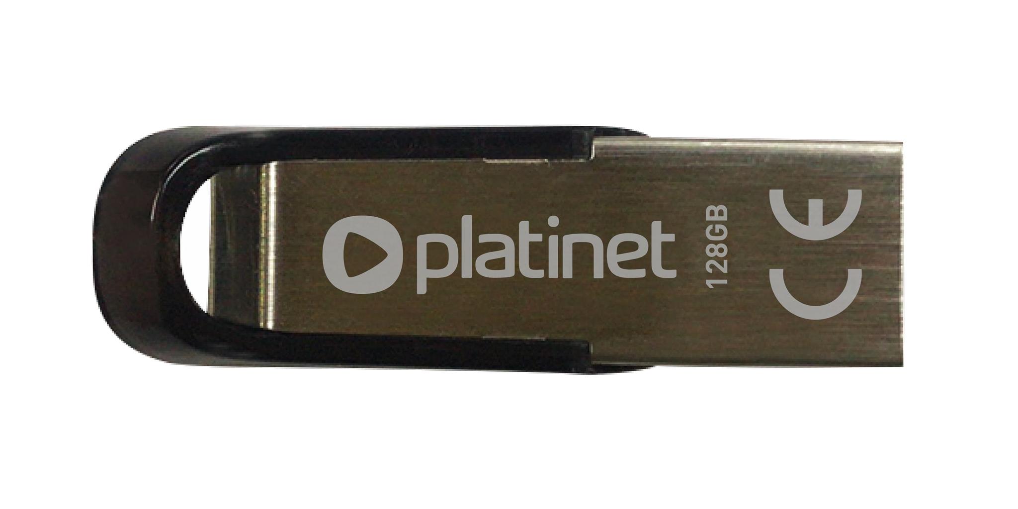 PEN DRIVE USB 2.0 128GB OMEGA PLATINET S-DEPO METAL UDP PMFMS128 45680