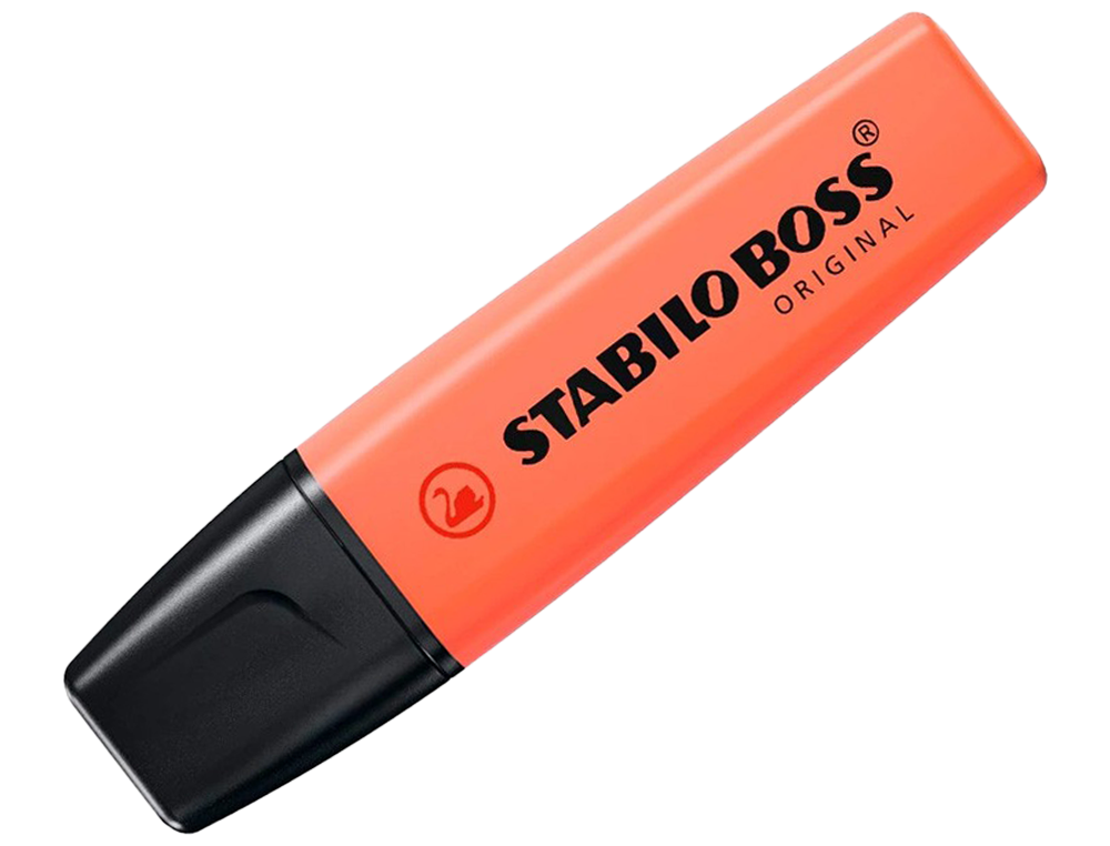 MARCADOR FLUOR STABILO BOSS PASTEL CORAL 70/140