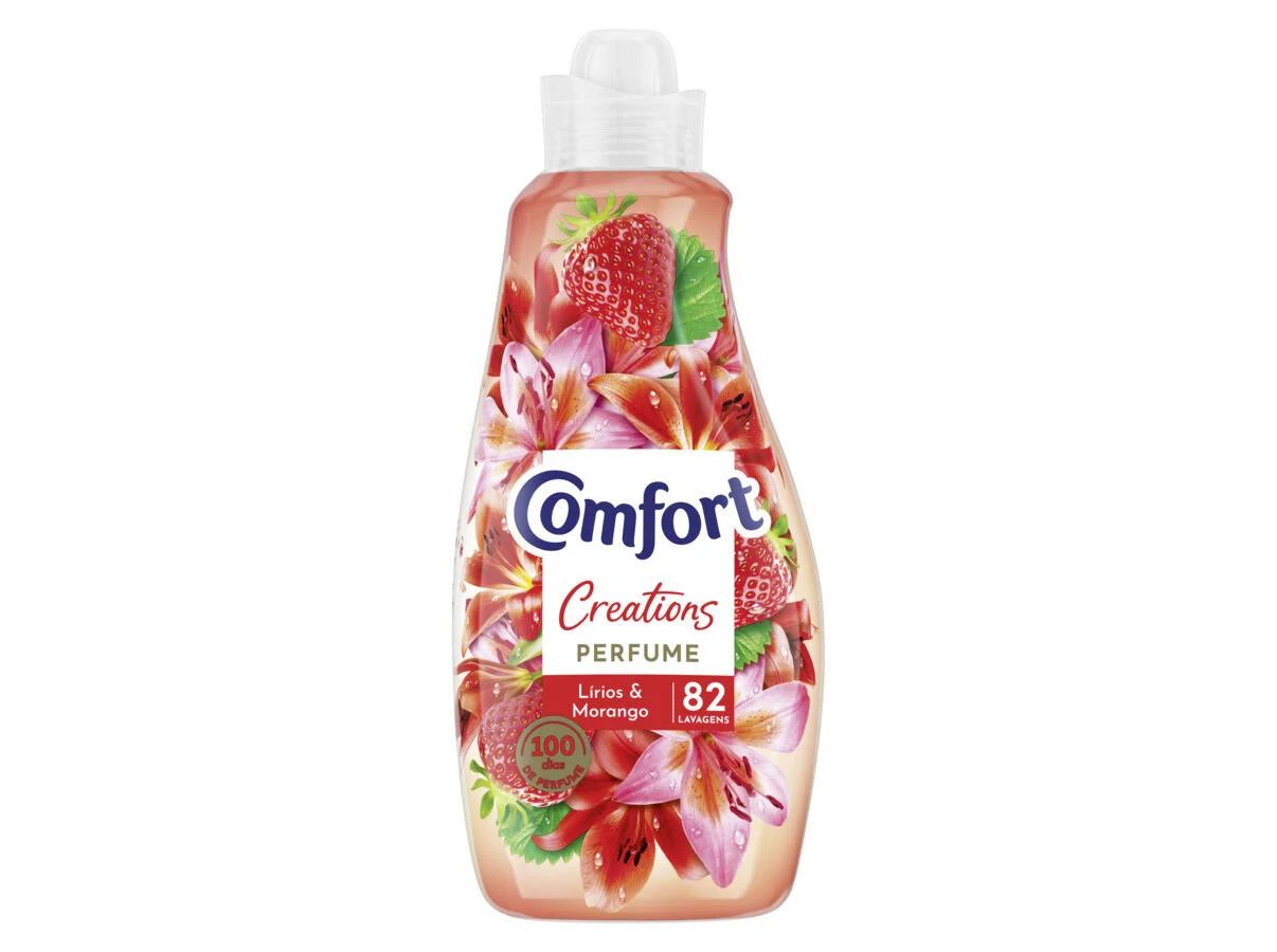 AMACIADOR ROUPA COMFORT CREATIONS LÍRIOS E MORANGO 82 DOSES