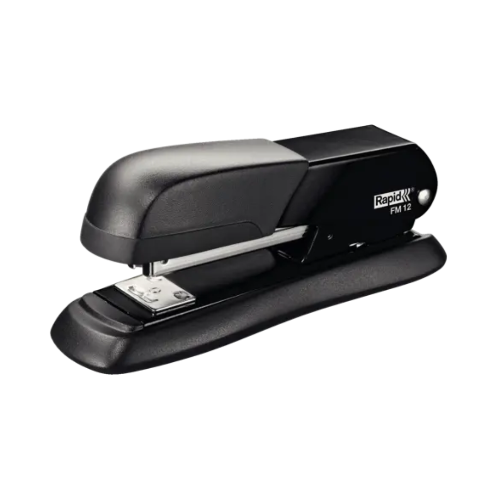 AGRAFADOR RAPID FM12 24/6-26/6 METAL 25FOLHAS PRETO
