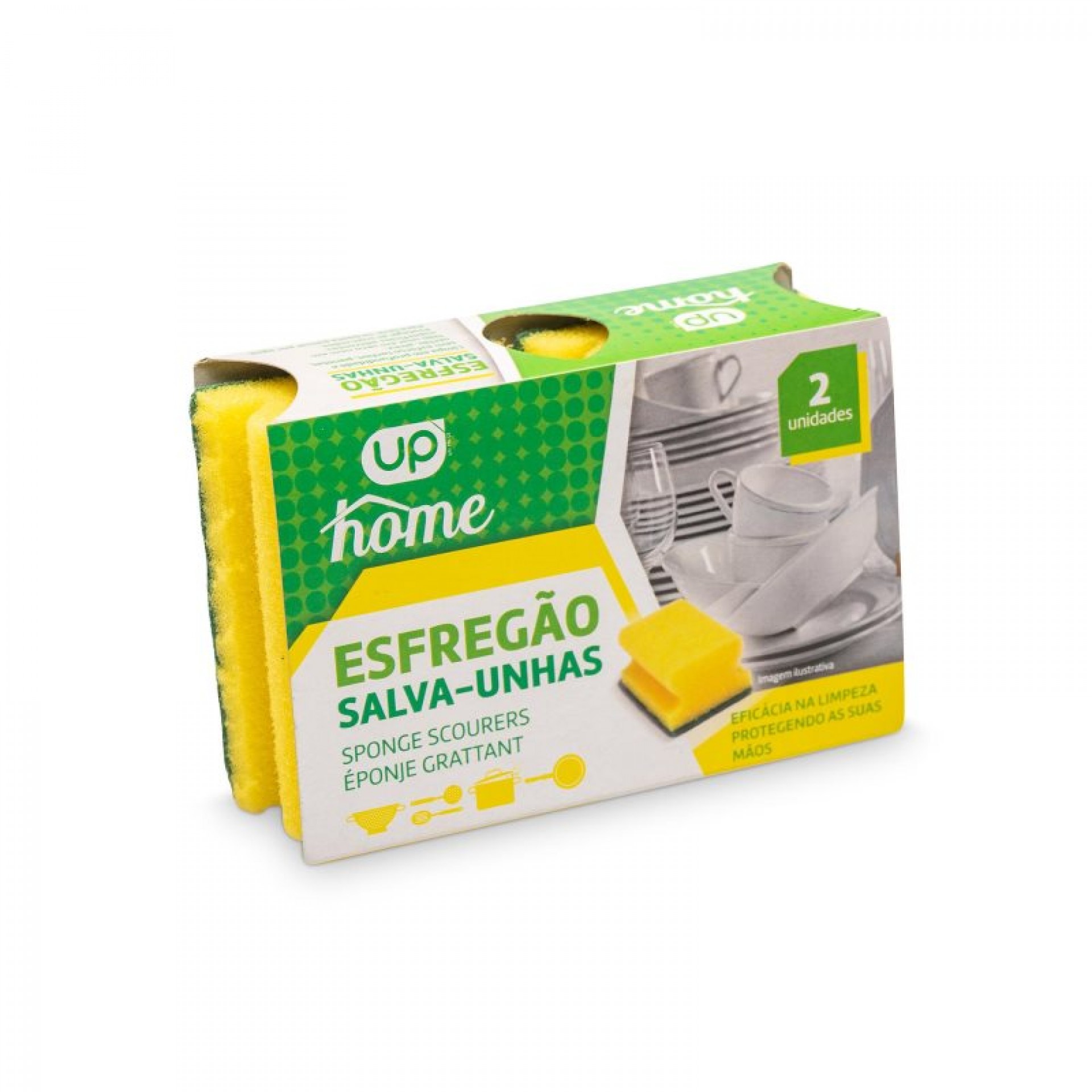 ESFREGÃO UP HOME SALVA UNHAS PACK C/2