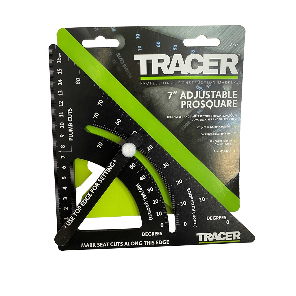 ESQUADRO AJUSTÁVEL TRACER 7 POLEGADAS