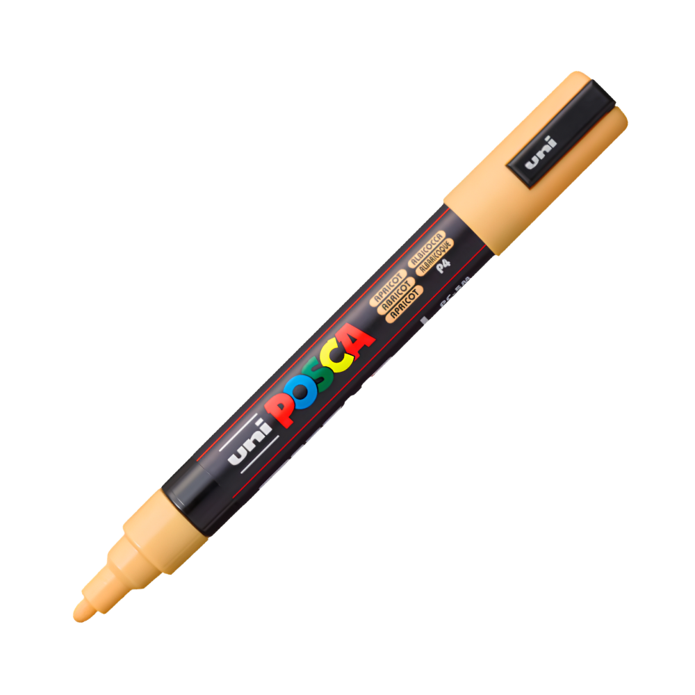 MARCADOR POSCA PC-5M 2.5MM/1.8MM WATER BASED INK PONTA BALA APRICOT