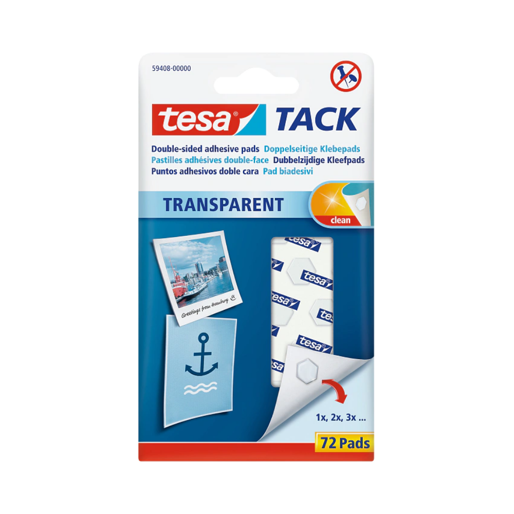 FITA ADESIVA TESA ADESIVOS DUPLA FACE TESA TACK PACK COM 72 59408-00000-00