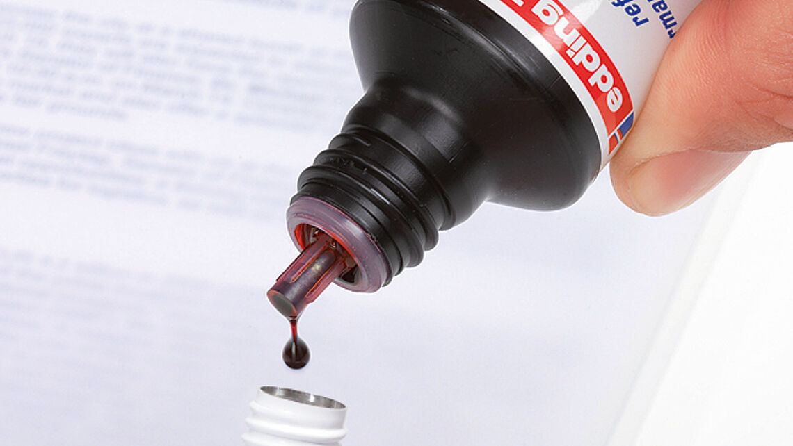 TINTA EDDING MARCADOR T100 100ML VERMELHA 1