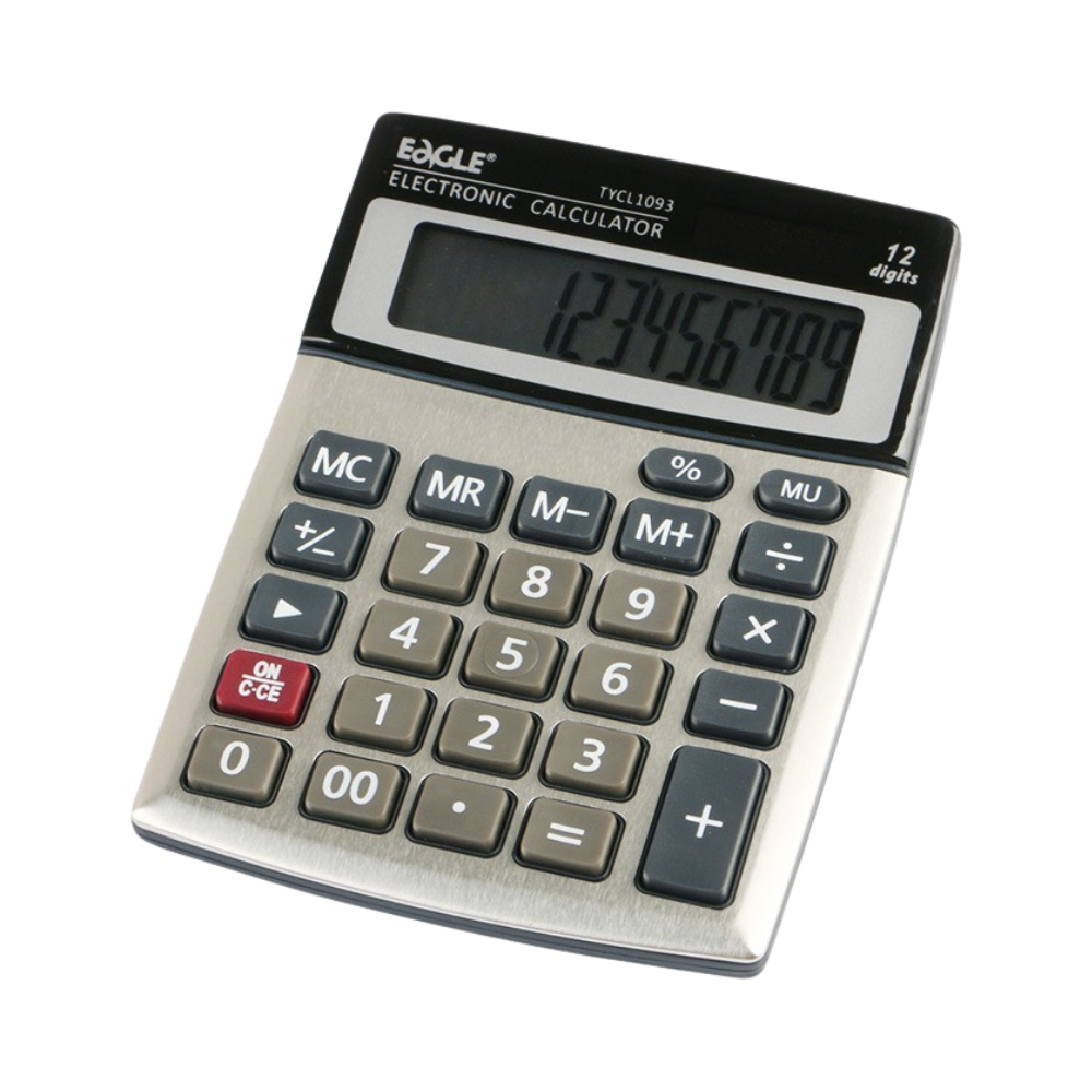CALCULADORA DE SECRETARIA EAGLE 12 DÍGITOS TYCL1093