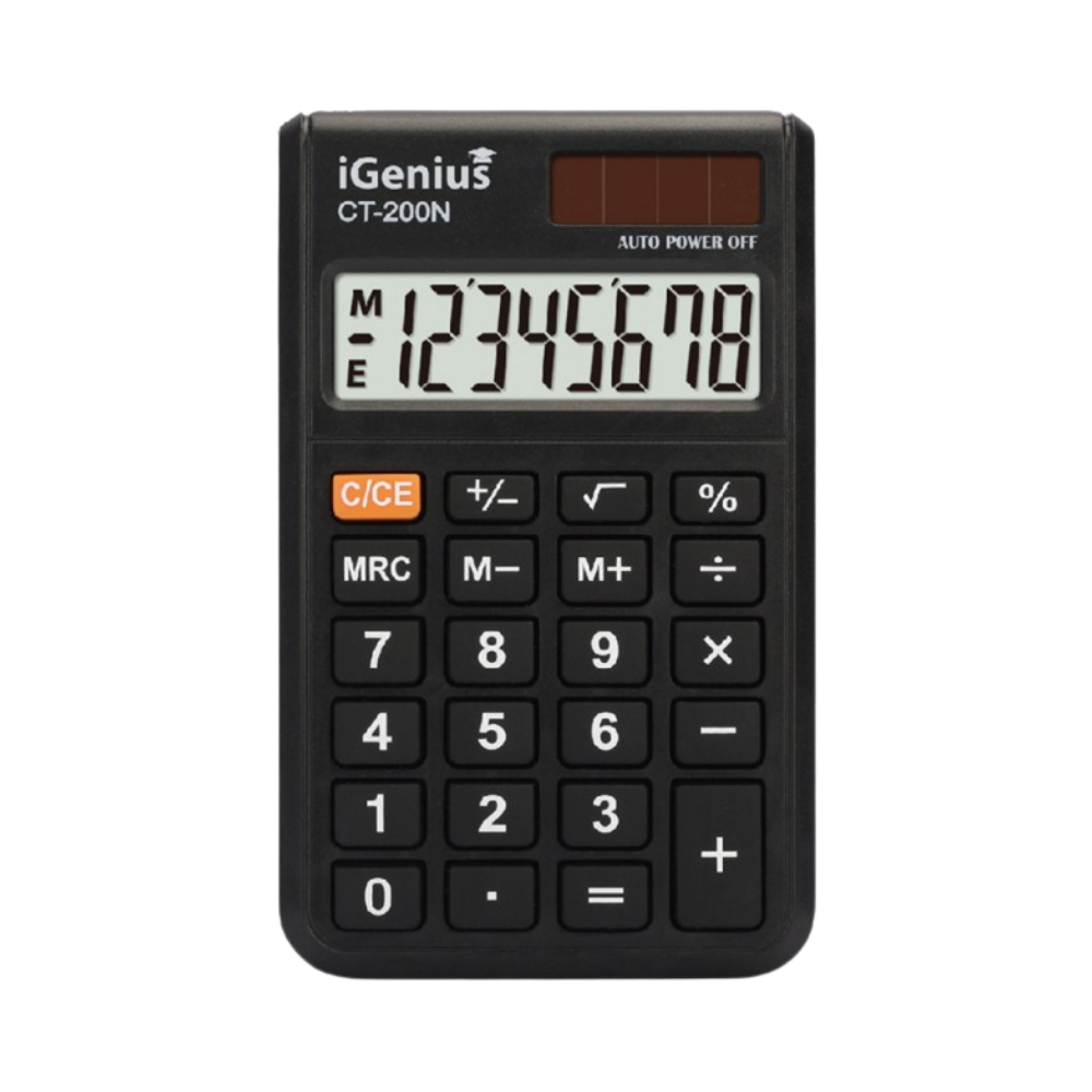 CALCULADORA DE BOLSO IGENIUS CT200N 8 DIGITOS