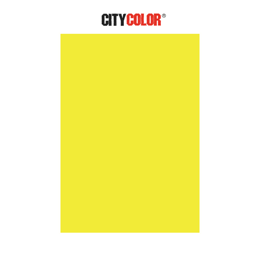 CARTOLINA CITYCOLOR 180G 50X70CM AMARELO CITY24101