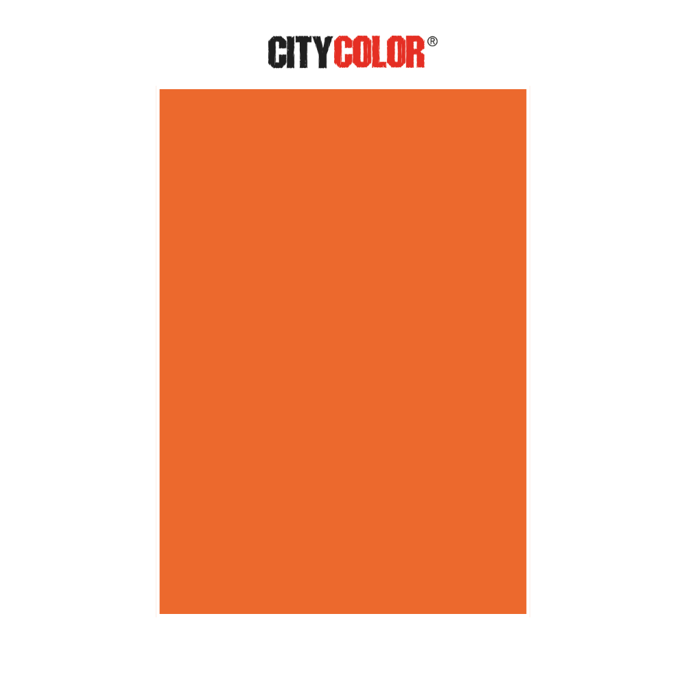 CARTOLINA CITYCOLOR 180G 50X70CM LARANJA INTENSO CITY24103