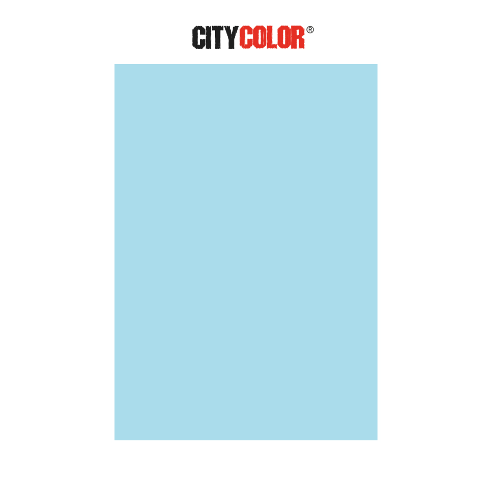 CARTOLINA CITYCOLOR 180G 50X70CM AZUL CLARO CITY24105