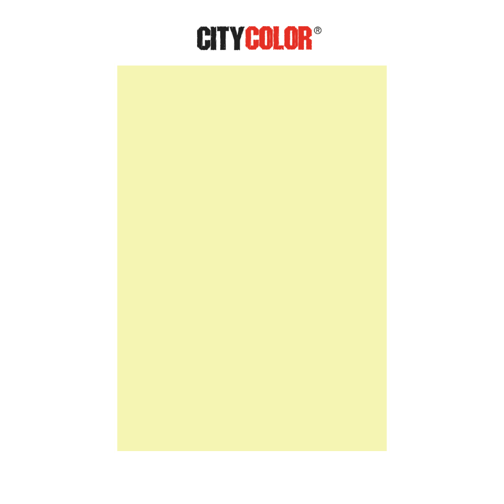 CARTOLINA CITYCOLOR 180G 50X70CM AMARELO CLARO CITY24119