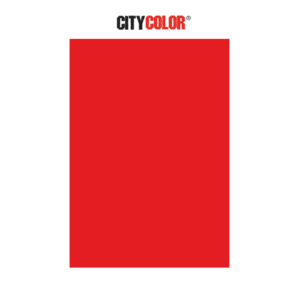 CARTOLINA CITYCOLOR 180G 50X70CM VERMELHO CITY24123