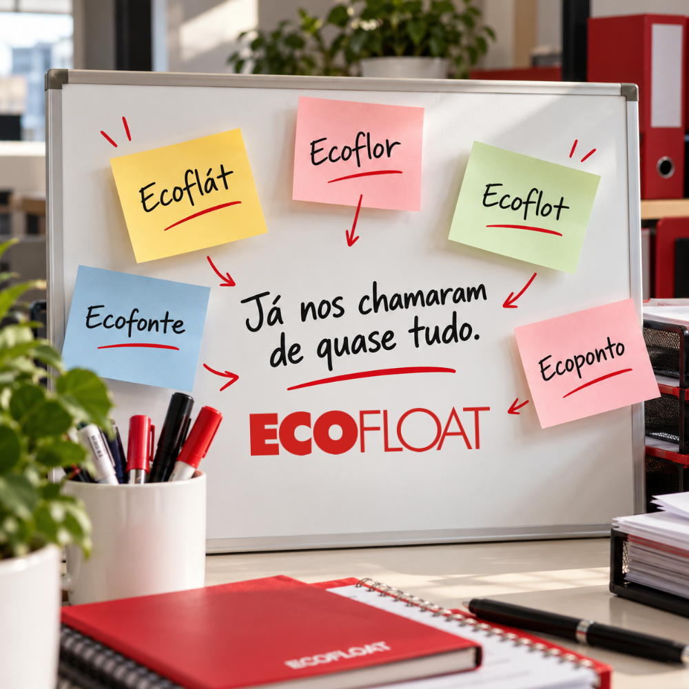 Já nos chamaram Ecoflát, Ecoflor, Ecoflot… Mas a resposta é sempre a mesma: ECOFLOAT.